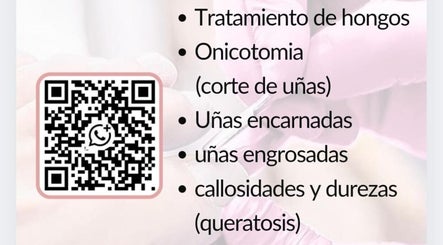 Servicios de podología en Podologia anita, Huechuraba, Región Metropolitana, CL con código QR WhatsApp.
