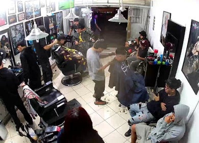 Interiores de The Paradise BarberSpa en Independencia, Provincia De Lima, PE. Ambiente activo y moderno.