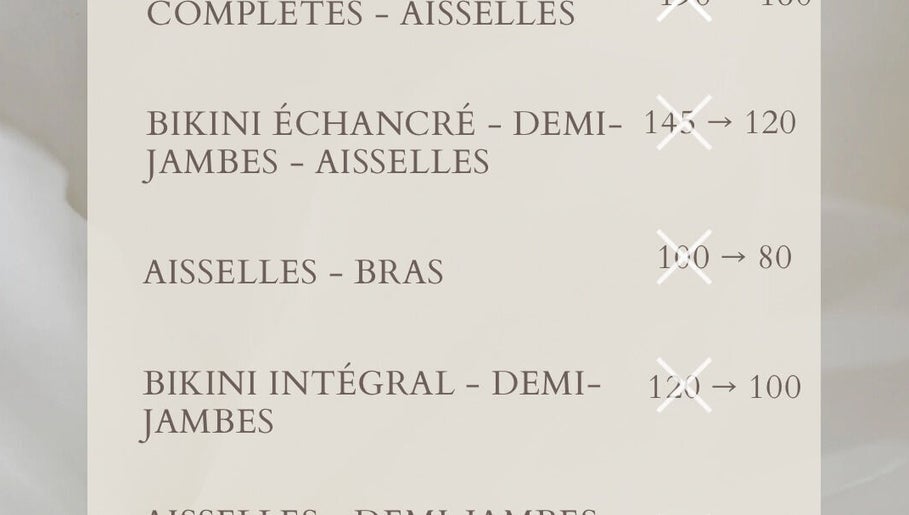 Liste de tarifs d'épilation chez M. Laser Studio, Ottignies-louvain-la-neuve, Région Wallonne, BE.