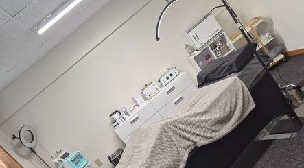 Spa treatment room at Star Child Esthetics LLC, Midland, Michigan, US, showcasing a calm and inviting setup.