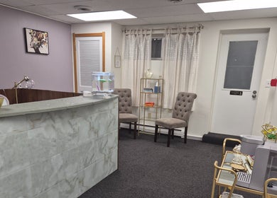 Inviting reception at Star Child Esthetics LLC, Midland, Michigan, US with cozy seating and modern decor.