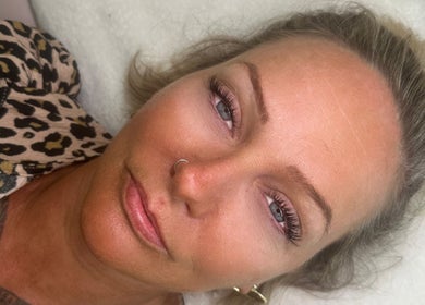 Woman with fresh makeup at Paloma House Poole & Pokesdown, Bournemouth, England, GB.