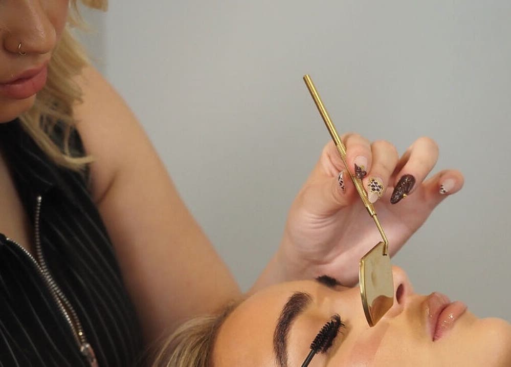 Precise eyebrow shaping by an expert at Paloma House Sandbanks, Poole, England, GB.