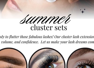 Lash extensions at H.E.R Hair & Spacare, Kingston, St. Andrew Parish, JM, enhancing eye beauty with volume.