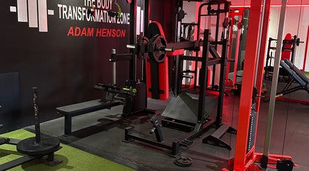 Modern gym equipment at The Body Transformation Zone, South Shields, England, GB.
