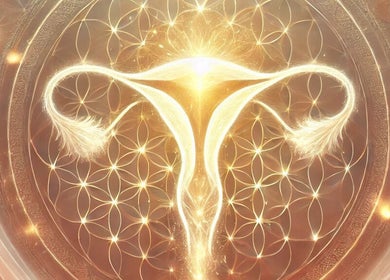 Radiant golden mandala at Awakening You, Bude, England, GB exuding tranquility and spiritual energy.
