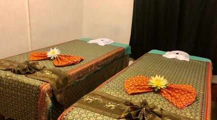 Dual massage tables with elegant decor at Eden Thai Massage & Spa - Mount Eden, Auckland, Auckland, NZ.
