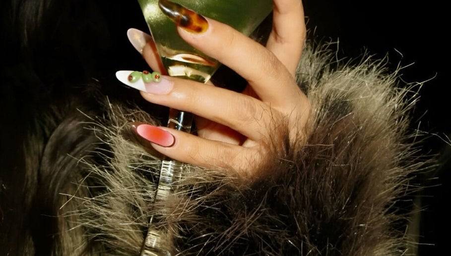 Stylish nail art from The Third Salon, Riyadh, Riyadh Province, SA, featuring vibrant colors and elegant design.