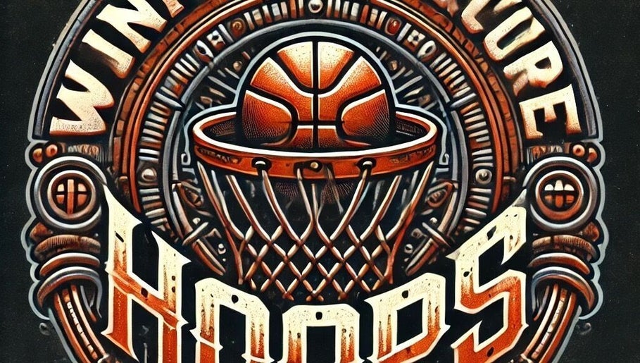 Intricate basketball-themed design at Winning Culture, Miami, Florida, US, showcasing vibrant sports culture.