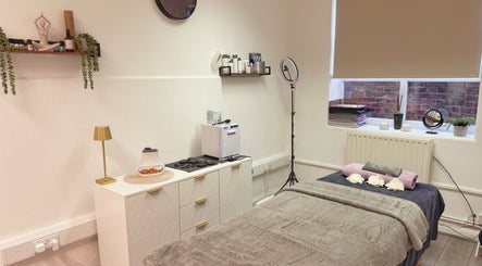 Tranquil treatment room at Glow Method Crawley, Crawley, England, GB offers calming wellness services.