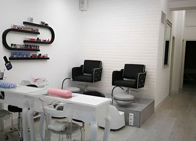 Espacio de manicura y pedicura en Phusyon System Estética Regenerativa, Barcelona, Catalunya, ES.