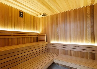 Warm wooden sauna at Excelsius Wellness Classes, Forest Glen, Queensland, AU enhances relaxation.