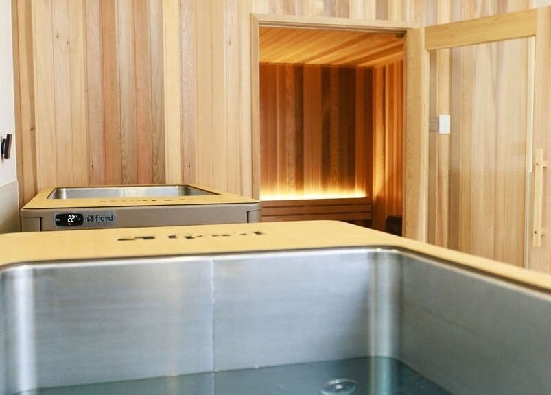 Luxury sauna room at Excelsius Wellness Classes, Forest Glen, Queensland, AU. Experience relaxation and rejuvenation.
