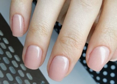 Close-up of elegant manicured nails at H&B Nail Lab in Melbourne, Victoria, AU.