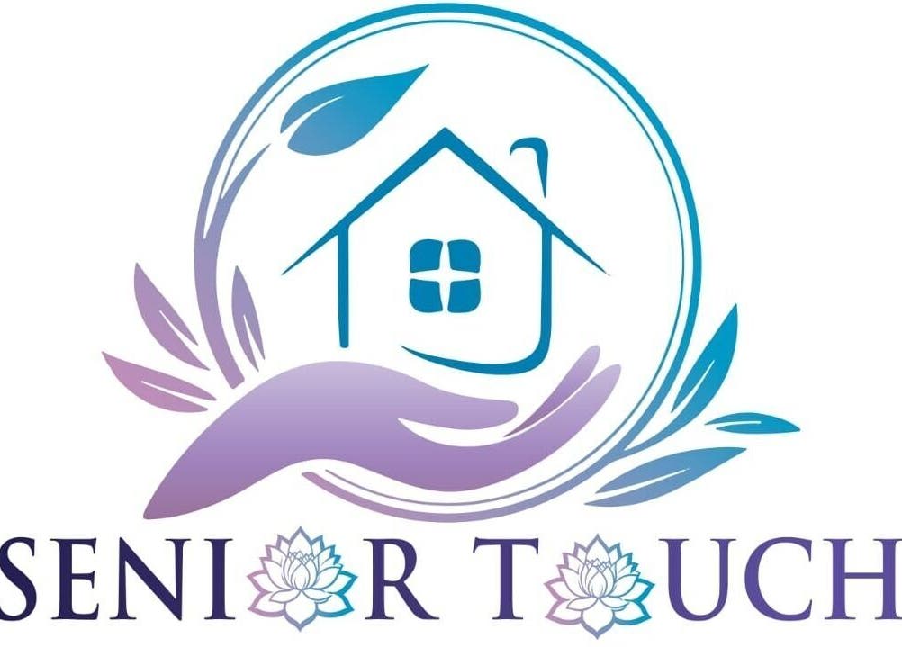 Senior Touch Mobile Spa logo featuring hand and house motif, Chaguanas, Chaguanas, TT.