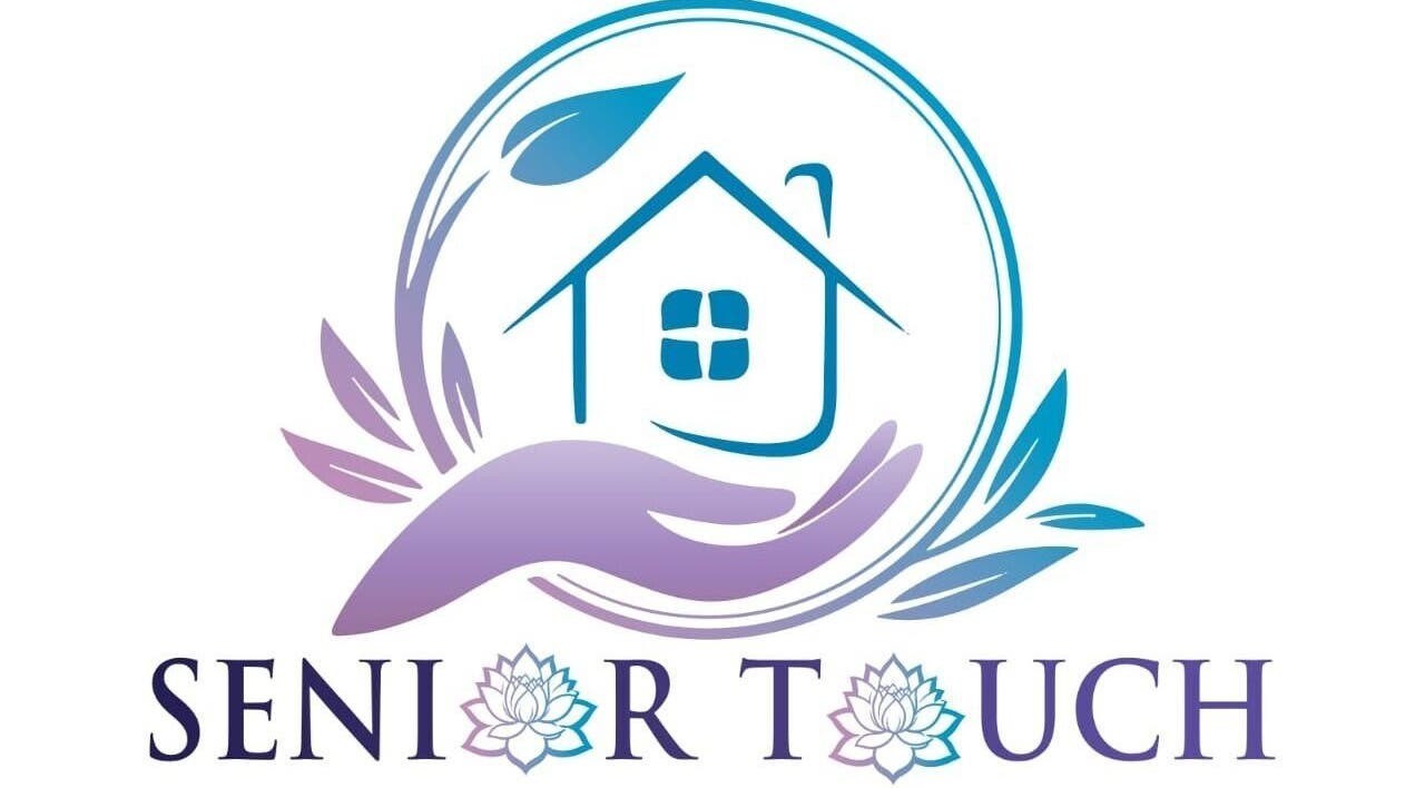 Senior Touch Mobile Spa logo featuring hand and house motif, Chaguanas, Chaguanas, TT.
