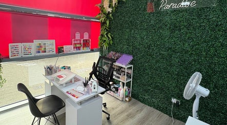 Chic nail salon with vibrant displays at At Your Fingertips, Tralee, County Kerry, IE.