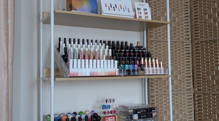 Vibrant nail polish display at The Nail Aangan, Narre Warren South, Victoria, AU.