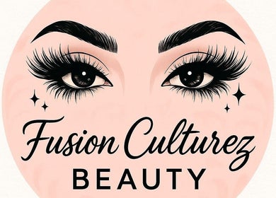 Stylized eyes logo for Fusion Culturez Beauty in Petit Valley, Diego Martin Regional Corporation, TT.