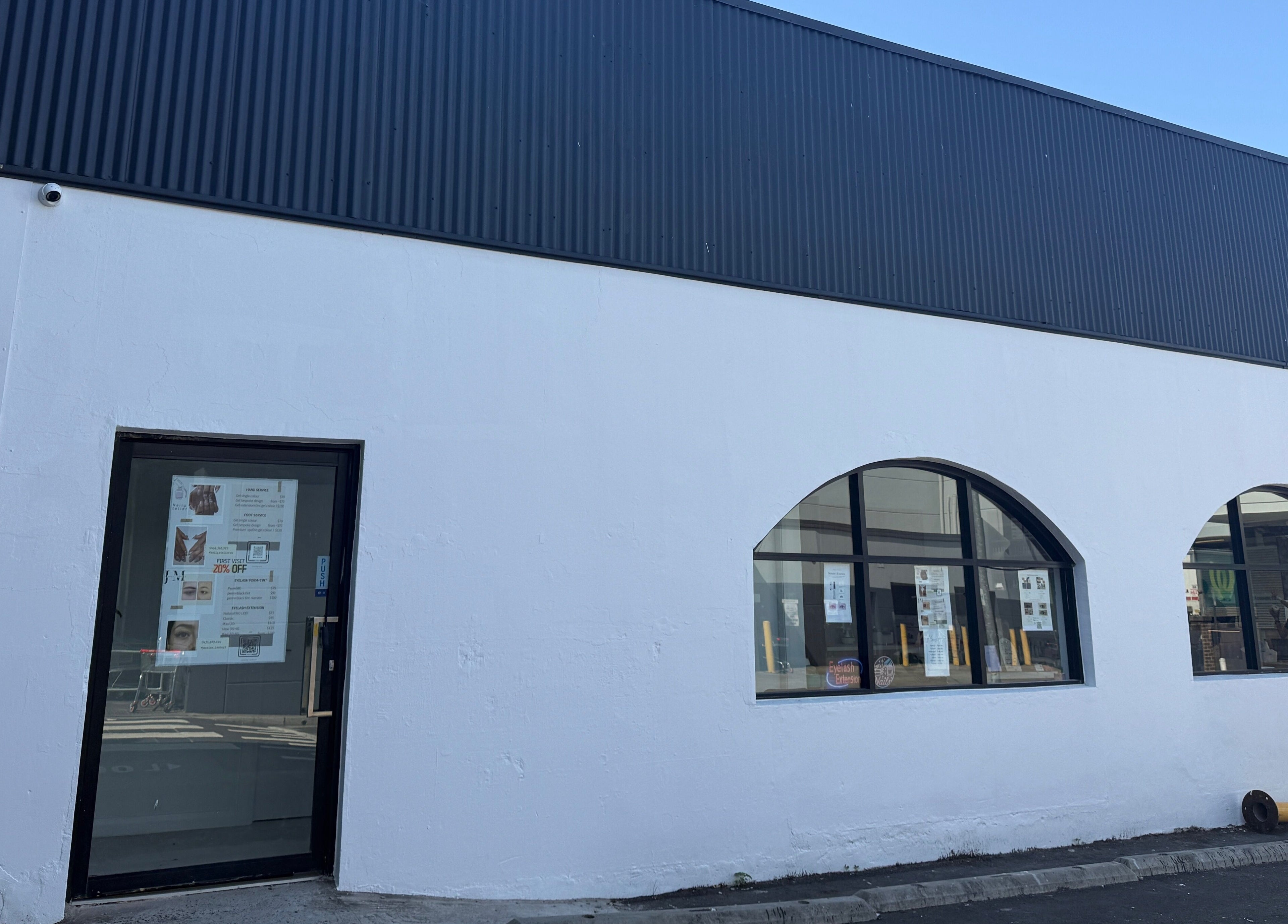 Naily Atelier entrance at West Ryde, New South Wales, AU with modern exterior design.