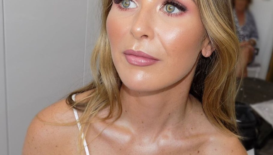 Makeup look by Charlotte Jennifer Makeup & Wellness, Gravesend, England, GB. Radiant skin, soft pink tones.