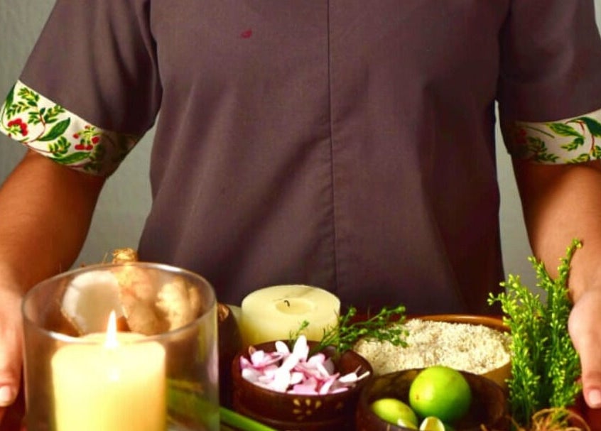 Herbal spa arrangement at MARTHA TILAAR SALON DAY SPA DEPOK, Jawa Barat, ID. Tranquil healing setting.