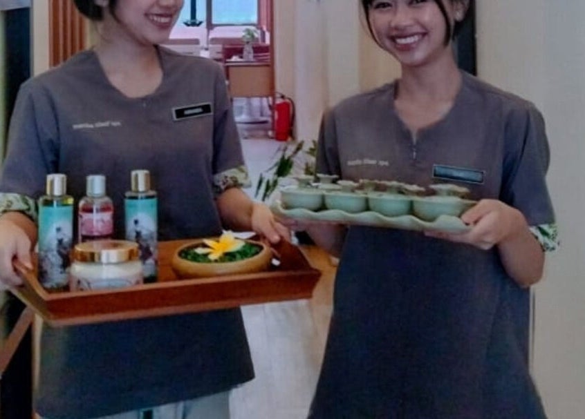 Staff at MARTHA TILAAR SALON DAY SPA DEPOK serving spa essentials, Jawa Barat, Jawa Barat, ID
