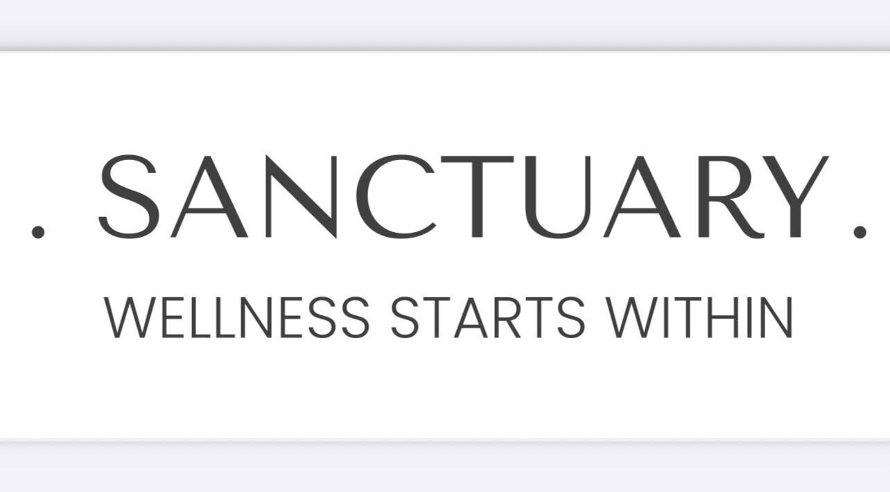 Sanctuary logo with slogan 'Wellness Starts Within' in Louth, England, GB.