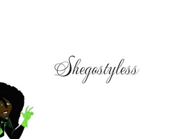 Shegostyless logo in elegant script, Boston, Massachusetts, US.