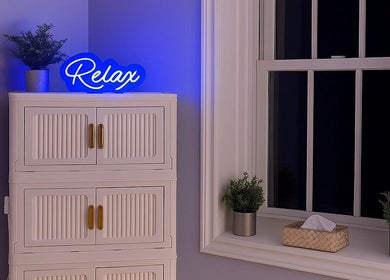 Relaxing corner with calming decor at 416 Skin Aesthetics & Academy in Toronto, Ontario, CA.