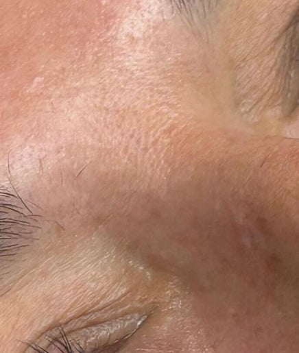 Close-up of expertly styled eyebrows at Divinely Lashed, Glasgow, Scotland, GB.