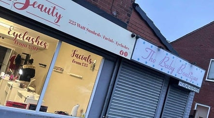 Charming entrance of Enchantedbykait in Farnworth, England, GB highlighting beauty services.