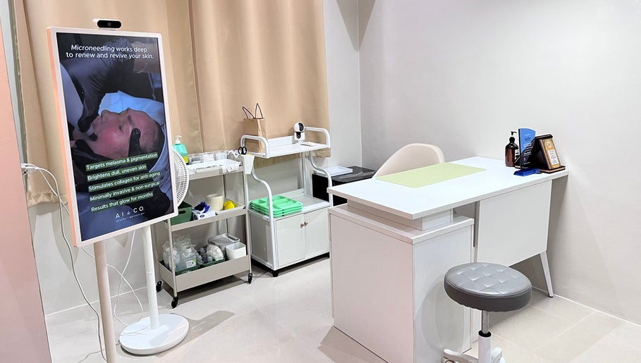 Ai Co. Infusion + Wellness Bar in Taguig offers a serene treatment nook for microneedling, rejuvenating your skin.