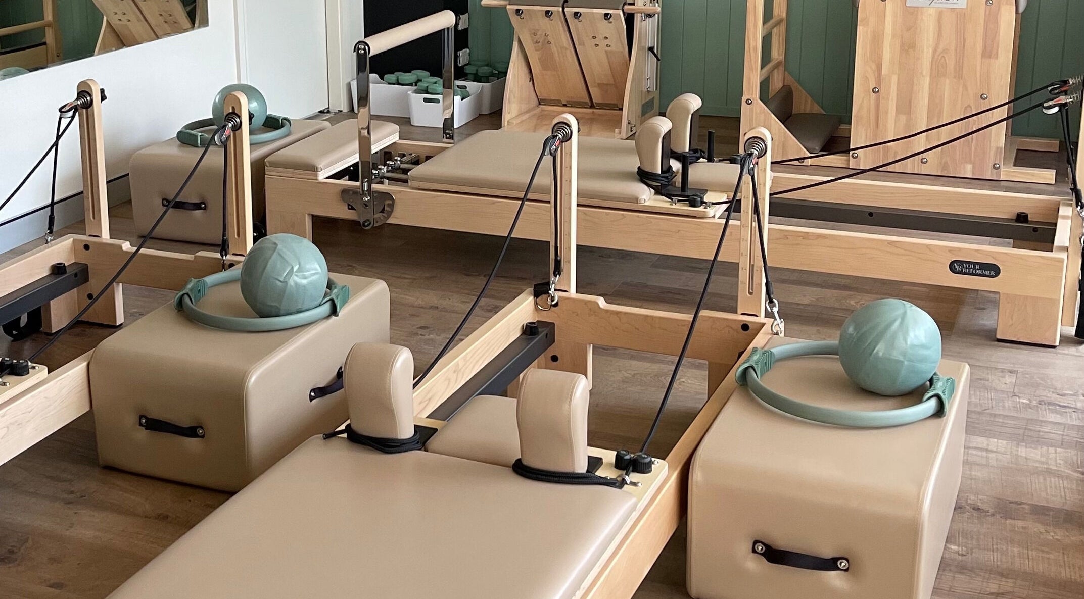 Pilates equipment at Flexion Pilates and Wellness Studio, Wetherill Park, New South Wales, AU.