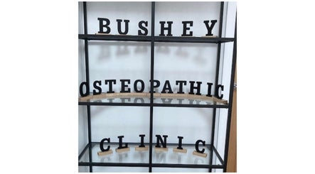 Jo Mitchell Reflexology signage on display at Bushey Osteopathic Clinic, Bushey, England, GB.