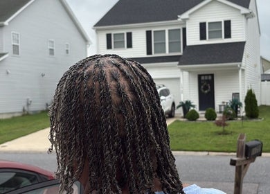 Stylish braids from Braidsboss_Gh in Salisbury, Maryland, US. Showcasing intricate hair design.