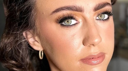 Close-up of a woman's radiant makeup at Blushandbrowstudio, Dublin, County Dublin, IE.