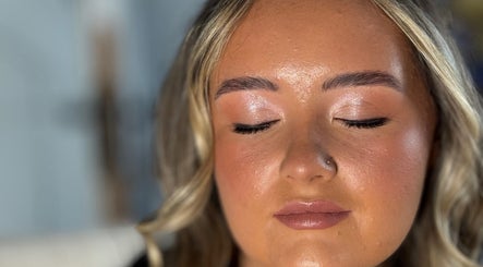 Close-up of a person with flawless makeup from Blushandbrowstudio, Dublin, County Dublin, IE.