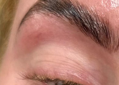 Eyebrow grooming at Blushandbrowstudio, Dublin, County Dublin, IE showcasing precise brow styling.