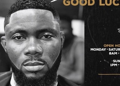 Modern men's grooming at Xtreme Group, Accra, Greater Accra Region, GH. Open hours displayed prominently.