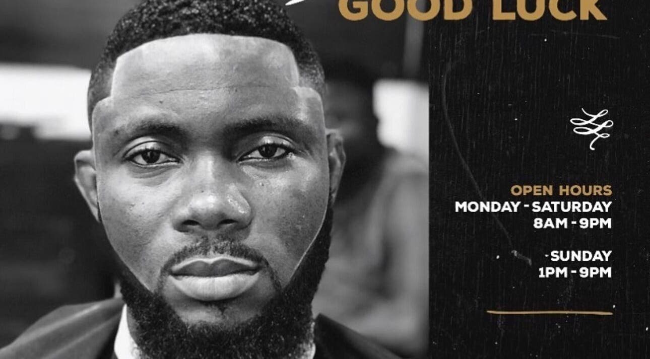 Modern men's grooming at Xtreme Group, Accra, Greater Accra Region, GH. Open hours displayed prominently.