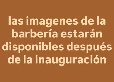 Imágenes de Maciá Barber disponibles tras inauguración en Crevillent, Comunidad Valenciana, ES.