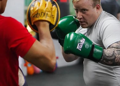 Boxing session at The Lab Boxing & Muay Thai gym - Bonifacio High Street, Metro Manila, Metro Manila, PH.
