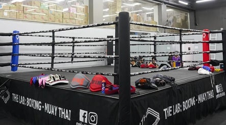 Boxing ring at The Lab Boxing & Muay Thai gym - Pioneer Center, Pasig, Metro Manila, PH.