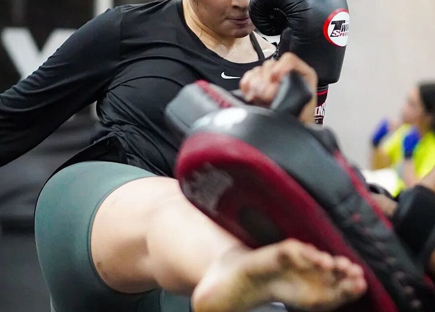 Training session at The Lab Boxing & Muay Thai gym - MAKATI in Makati City, Metro Manila, PH.