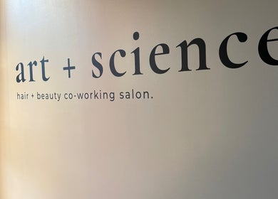 Entrance sign of Nails.HolliKate salon in Gunnedah, New South Wales, AU, showcasing 'art + science' design.
