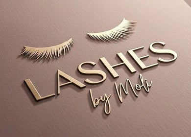 Lashes by Moli logo featuring elegant eyelashes in Ilkeston, England, GB.