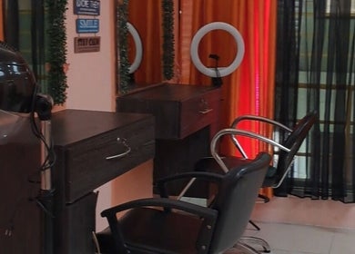 Cozy styling station at Zach Hair, Arima, Arima Borough Corporation, TT with modern equipment and chic decor.