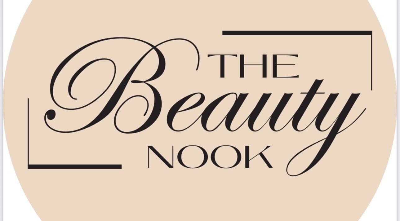 Elegant logo of The Beauty Nook in Church Crookham, England, GB, featuring stylish lettering.