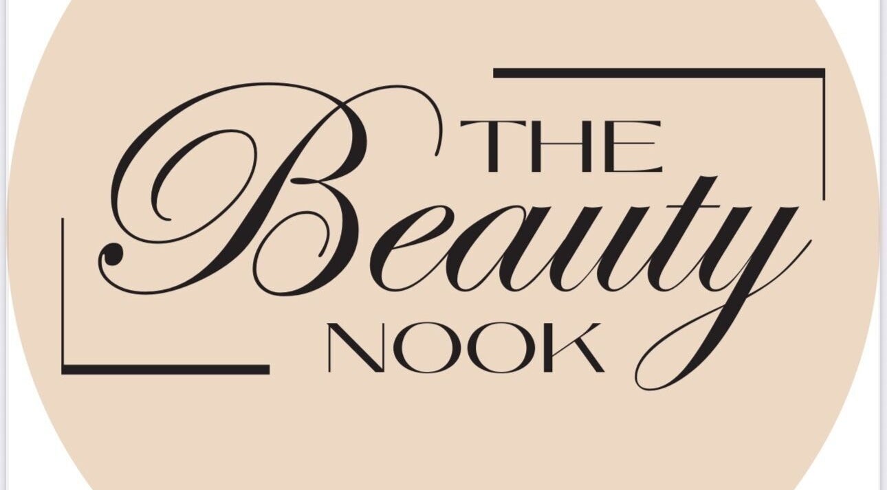 Elegant logo of The Beauty Nook in Church Crookham, England, GB, featuring stylish lettering.